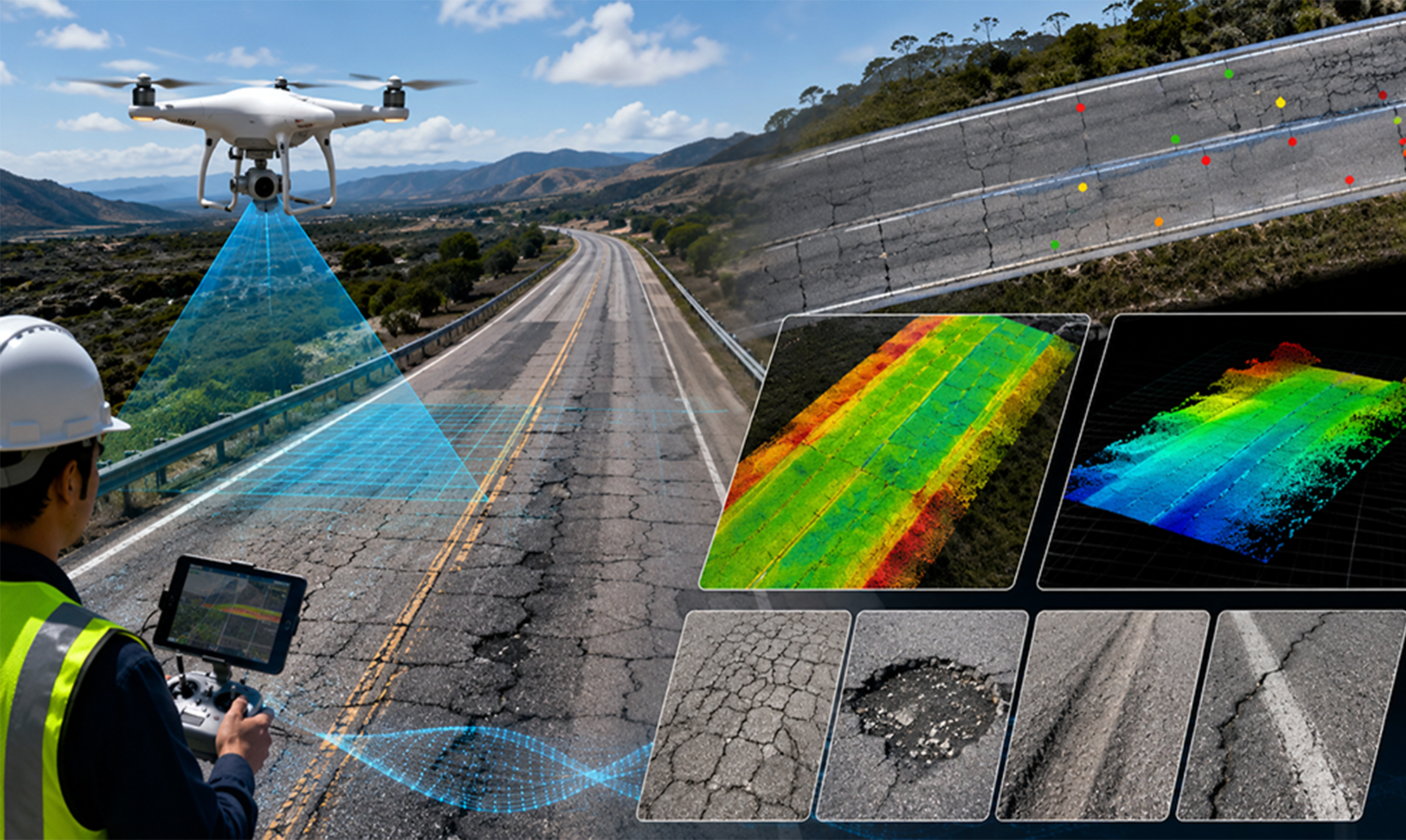 GESTIÓN, INSPECCIÓN Y EVALUACIÓN DE PAVIMENTOS MEDIANTE DRONES (FOTOGRAMETRIA)