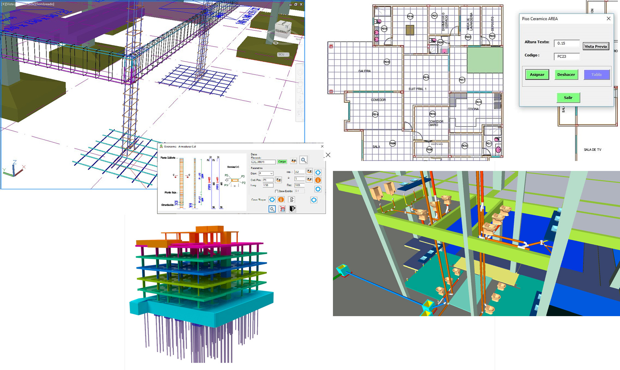 COMPUTOS METRICOS 3D AUTOCAD – OVERCOME