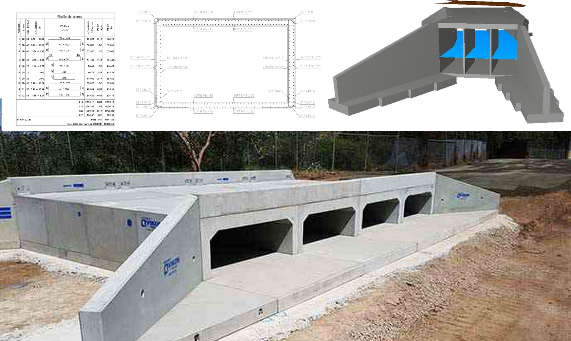 CÁLCULO Y DISEÑO ESTRUCTURAL DE ALCANTARILLAS TIPO CAJON – DTC DE HºAº, MEDIANTE EL MODULO DE MARCOS DE CYPECAD MOD 1