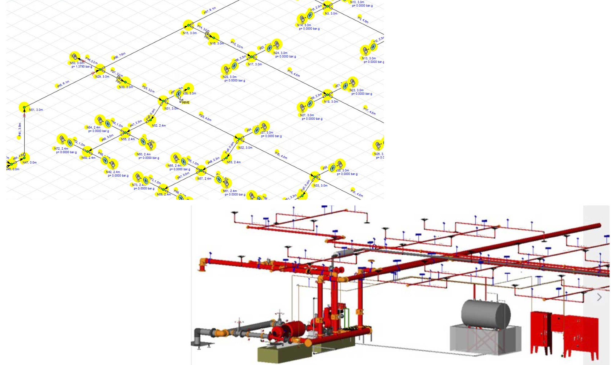 DISEÑO DE REDES CONTRA INCENDIOS NFPA CON REVIT Y PIPE FLOW