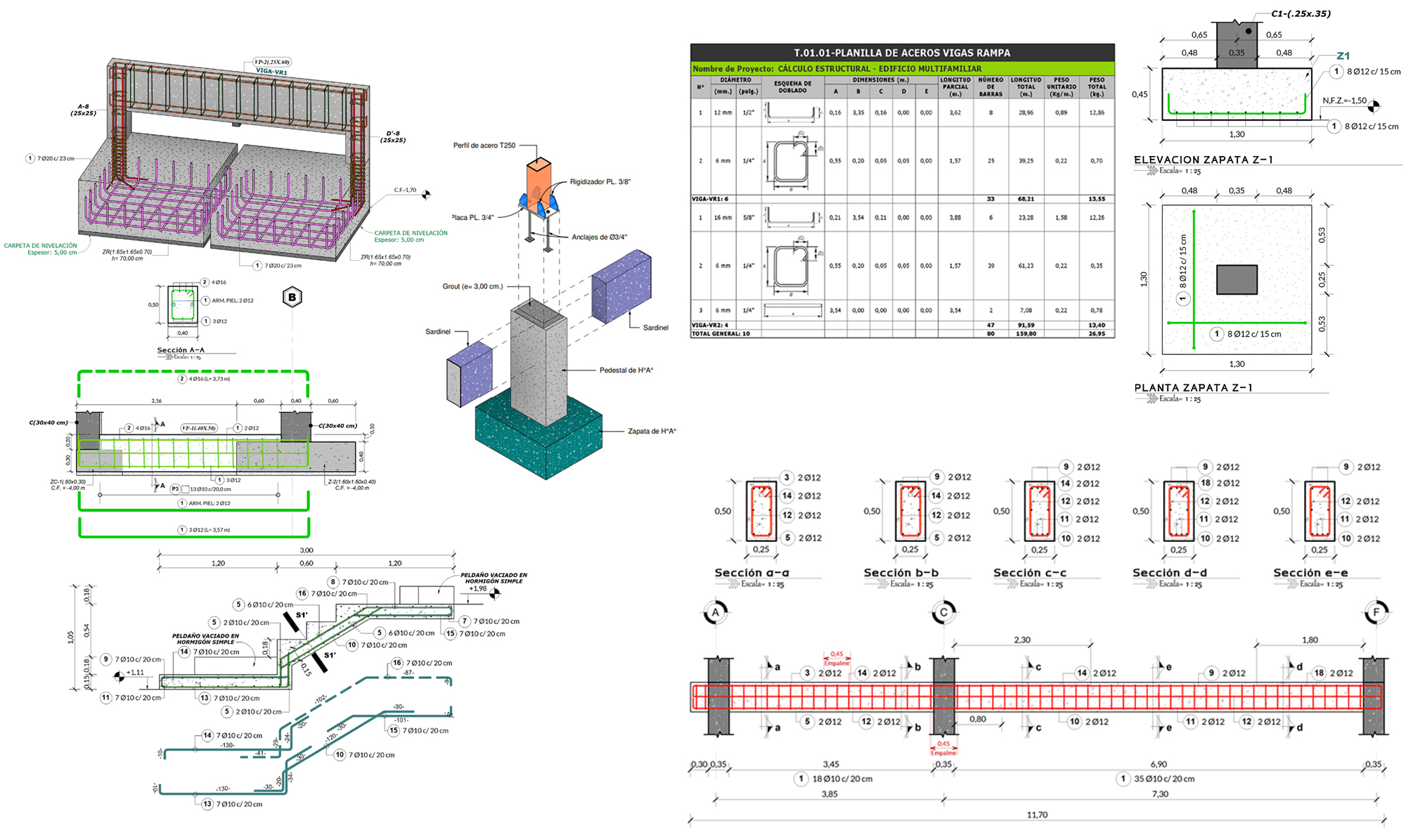 DETALLADO DE PLANOS ESTRUCTURALES CON REVIT Y SAP2000